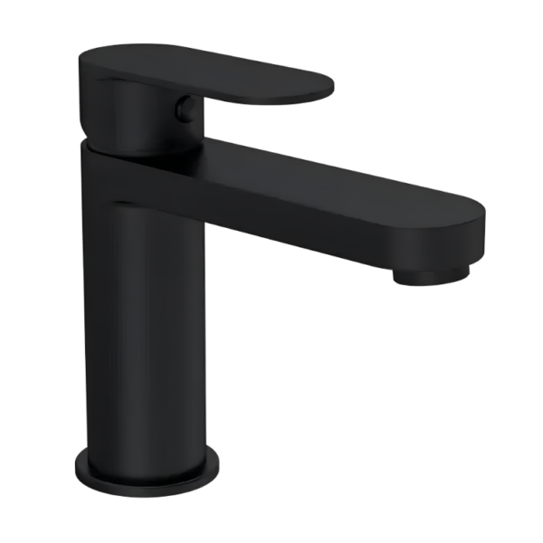 Nuie Halstatt Mono Basin Mixer Tap & Waste - Matt Black