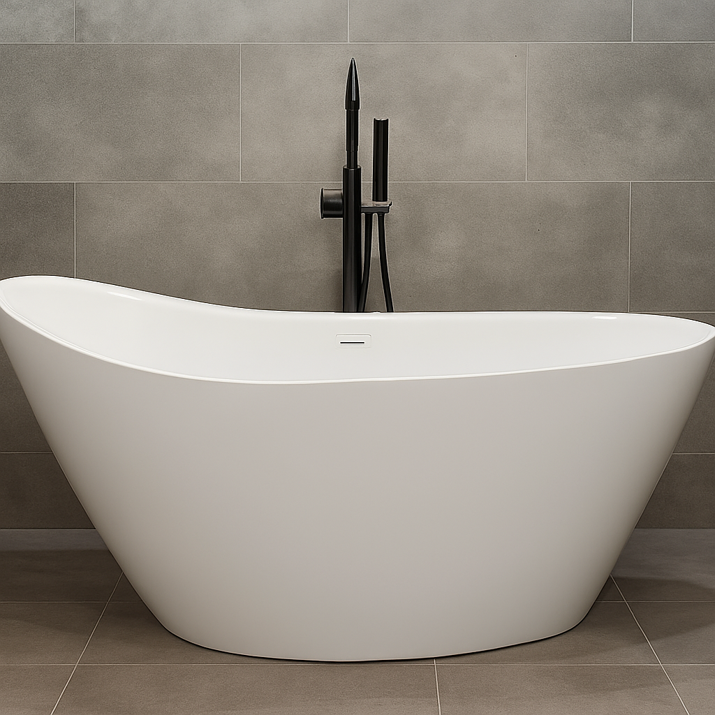 AquaVolere Freestanding White Bath 1500MM X 720MM