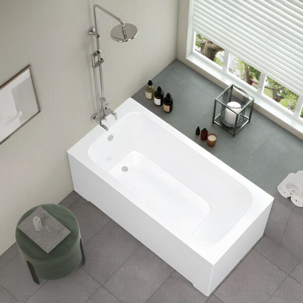 1400mm x 700mm Round Single Ended Bath With No Tap Holes - Image 2