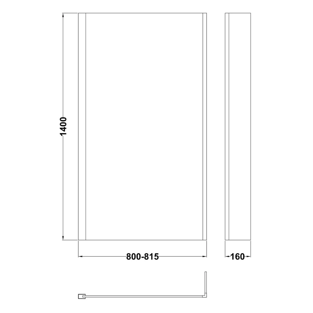 Brushed Brass Shower/Bath Set Includes Shower, Waste & Screen - Image 12