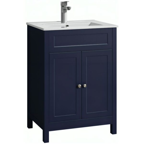 Traditional 600mm Vanity Unit & Basin – Sapphire