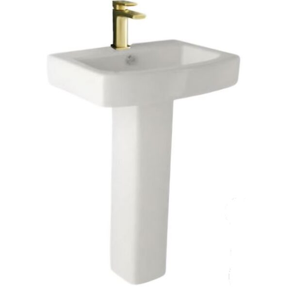 Brushed Brass Bathroom Suite 1700mm L Shaped Bath Package - Image 8