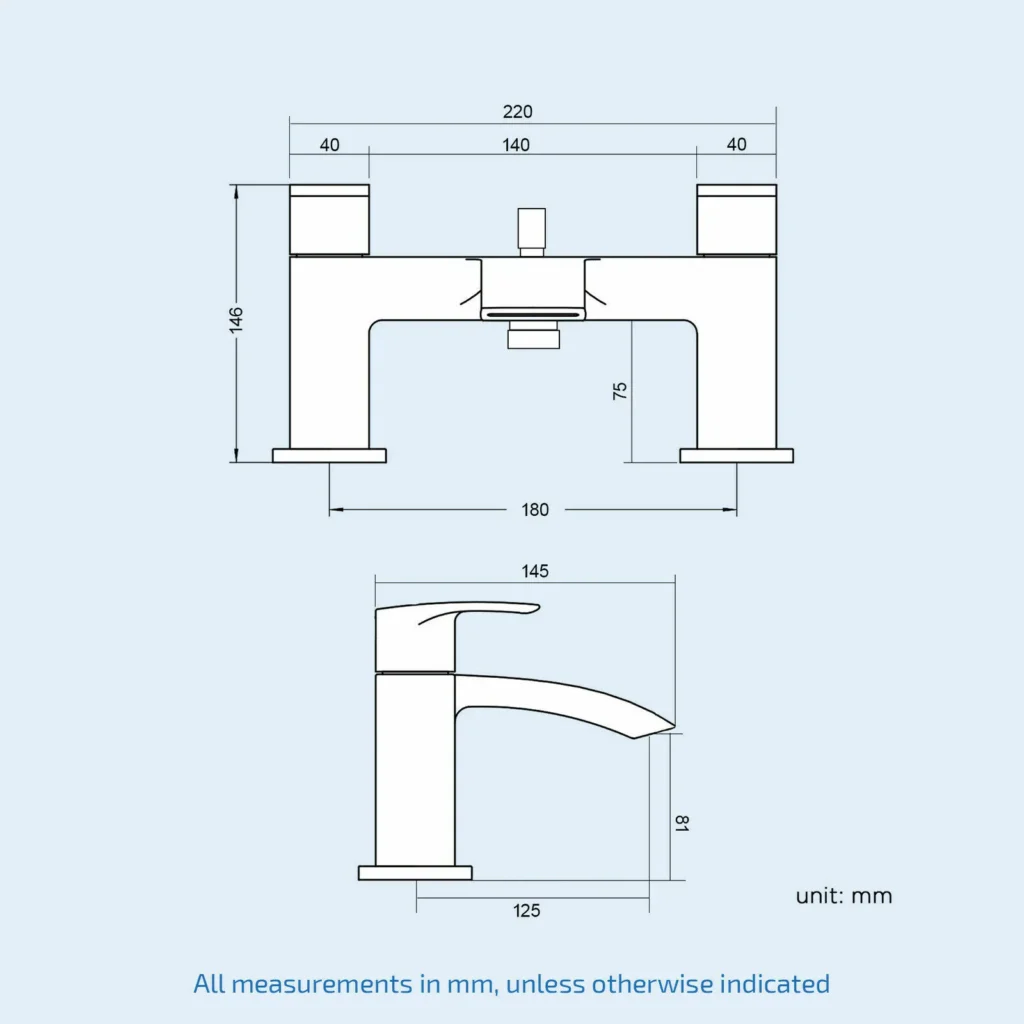 Full Bathroom Suite Package With Toilet & Basin - Matt Black - Image 9