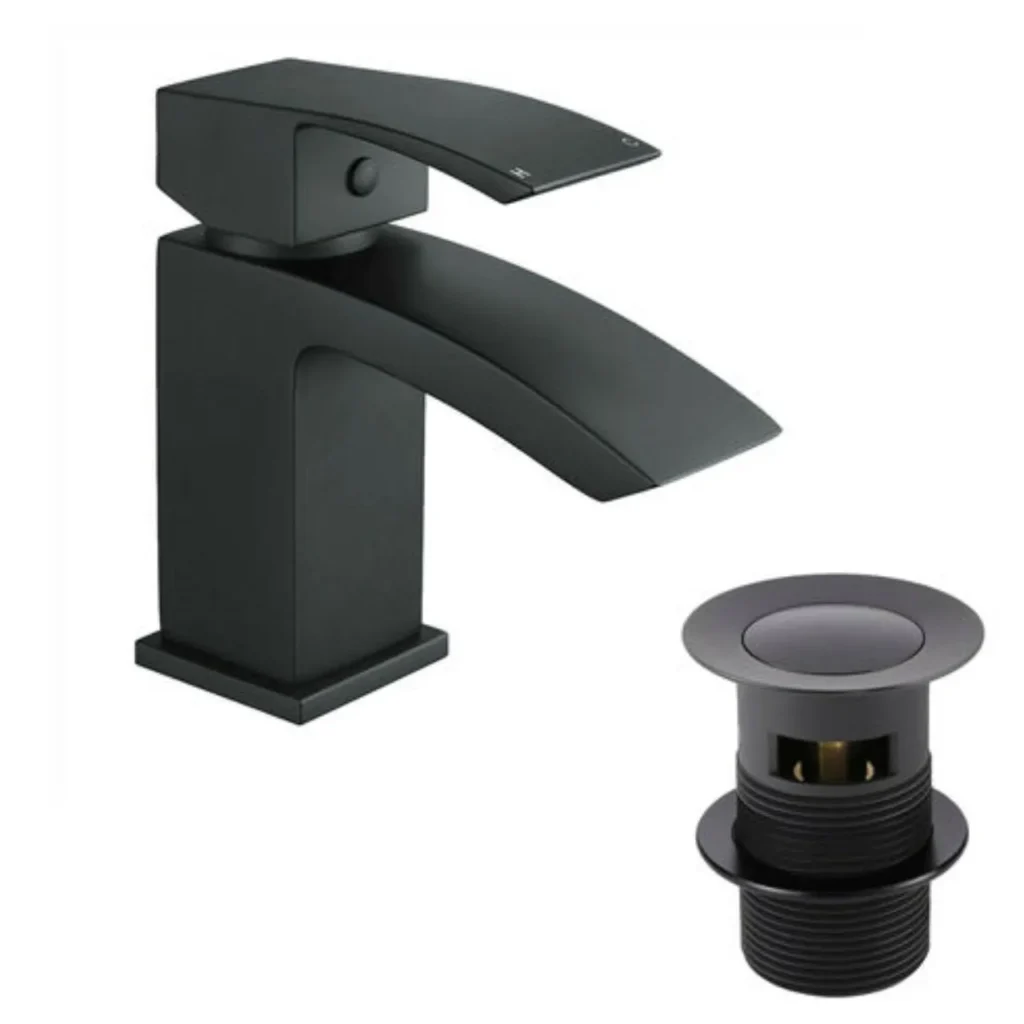Full Bathroom Suite Package With Toilet & Basin - Matt Black - Image 5