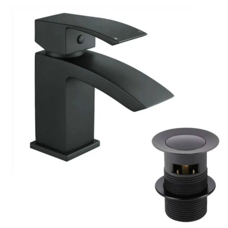 Full Bathroom Suite Package With Toilet & Basin - Matt Black - Image 5