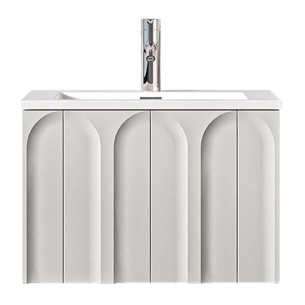 Giavani Serena Pearl Grey Wall Hung Basin Unit 600mm
