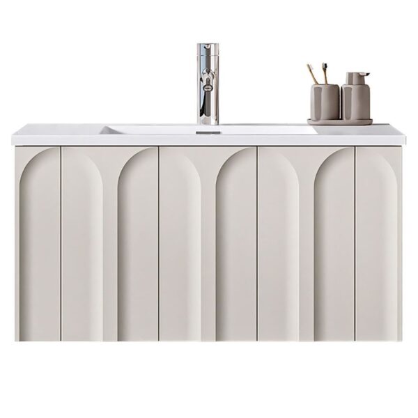 Giavani Serena Pearl Grey Wall Hung Basin Unit 800mm