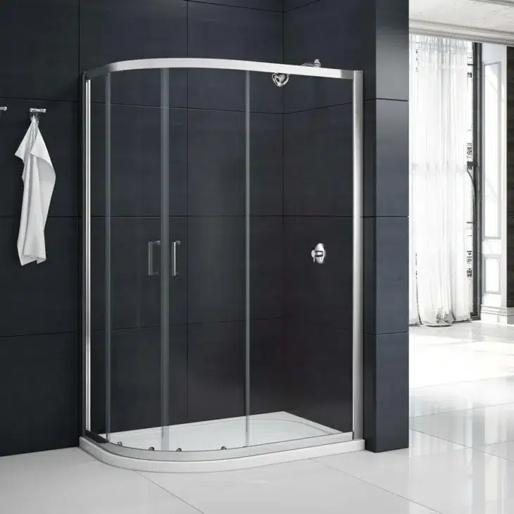 Merlyn Mbox Offset Quadrant Enclosure 1200 x 900mm - Chrome
