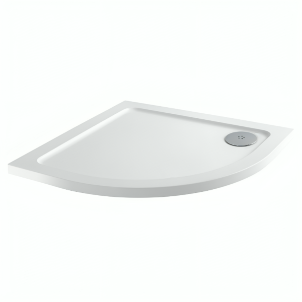 Eco-Stone Quadrant White Shower Tray – Available in 800mm & 900mm - 900mm