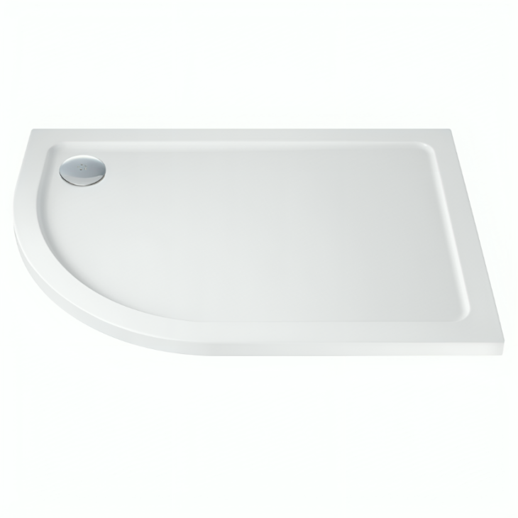 Eco-Stone Offset Left Hand Quadrant Tray - Various Sizes - 900 x 760mm