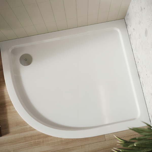 Eco-Stone Offset Left Hand Quadrant Tray - Various Sizes - Image 2