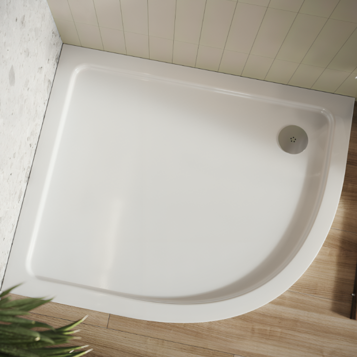 Eco-Stone Offset Right Hand Quadrant Tray – Various Sizes - Image 2