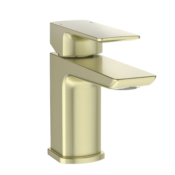 Sognare Mini Basin Tap - Brushed Brass