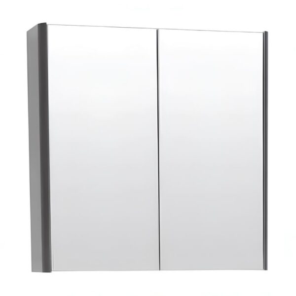 Kartell Kvit Options 24 Cool Grey Bathroom Mirror Cabinet 500mm