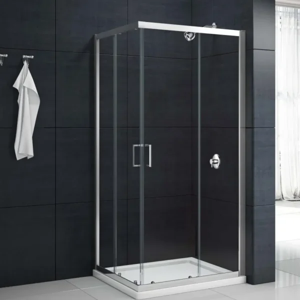 Merlyn Mbox Range Corner Enclosure 900 x 900mm - Chrome