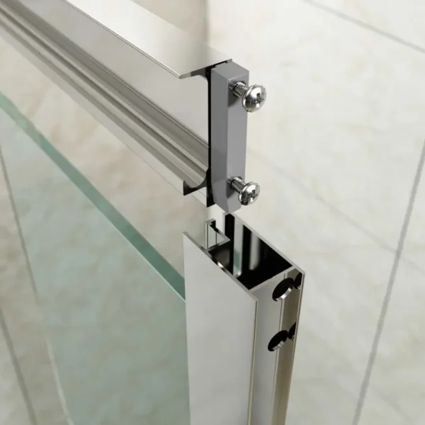 Merlyn Offset Quadrant Enclosure 1000 x 800mm - Available In 3 Colours - Image 7