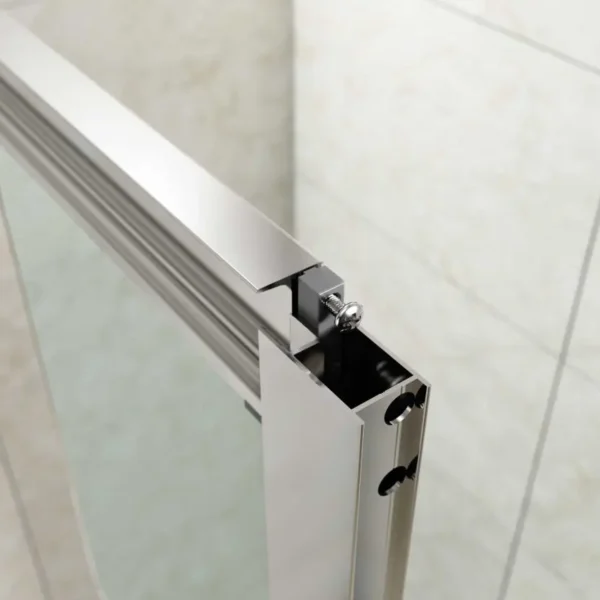 Merlyn Offset Quadrant Enclosure 1000 x 800mm - Available In 3 Colours - Image 6