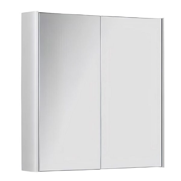 Kartell Kvit Options 24 White Bathroom Mirror Cabinet 600mm