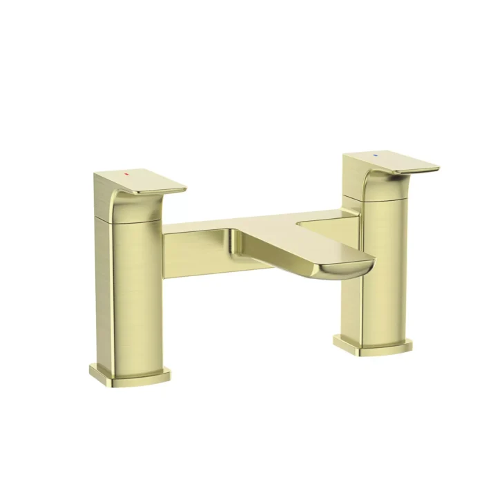 Brushed Brass Bathroom Set With Shower, Bath Package - Image 3