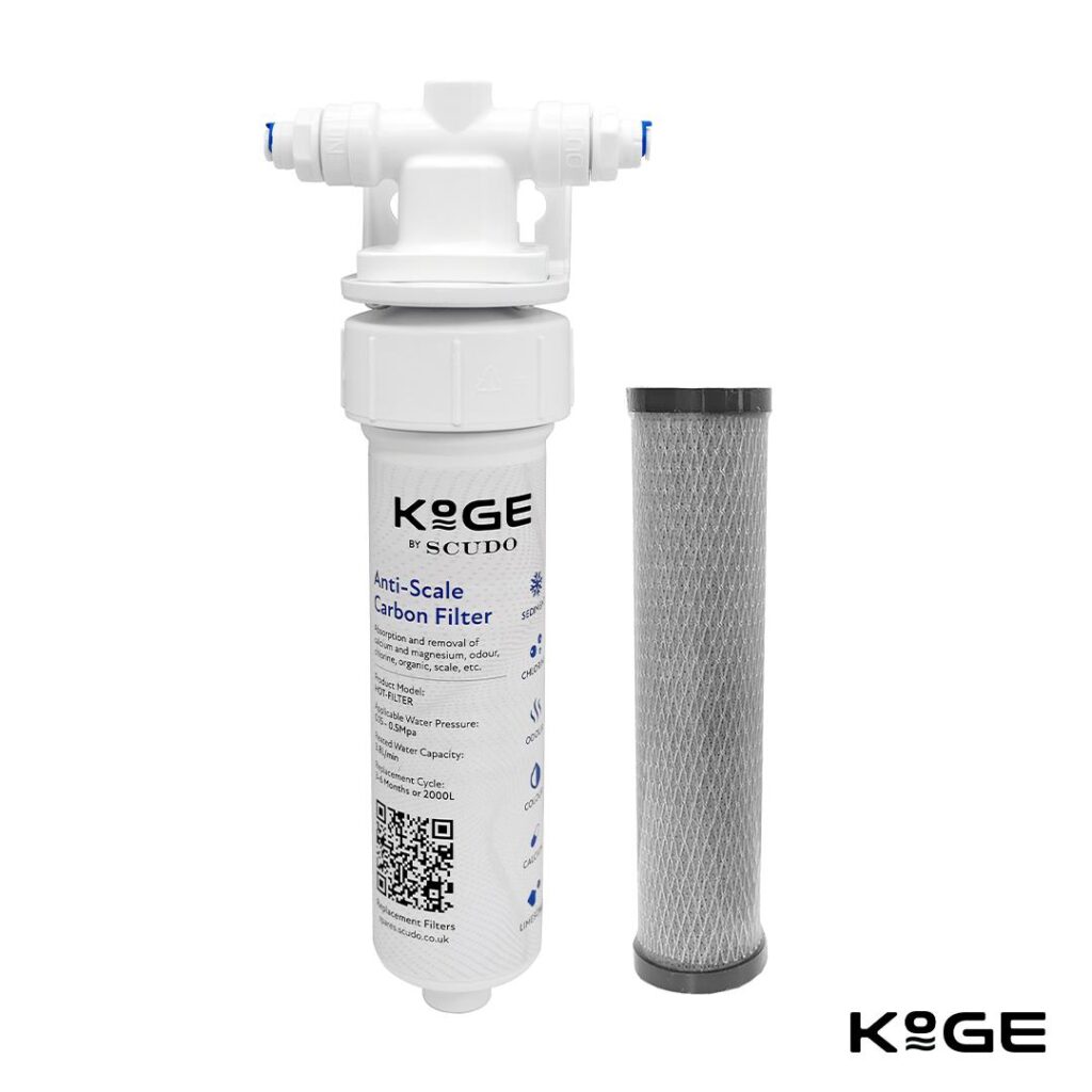 Scudo Chrome KoGE 4-in-1 Swan Pull Out Spout Boiling Tap - With Hot Water Tank & Filtration Kit - Image 4