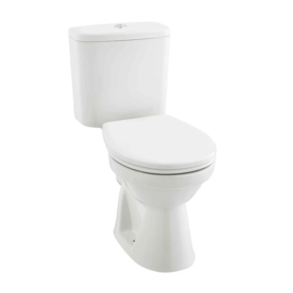 Milton White Toilet & Basin Bathroom Set - Image 4