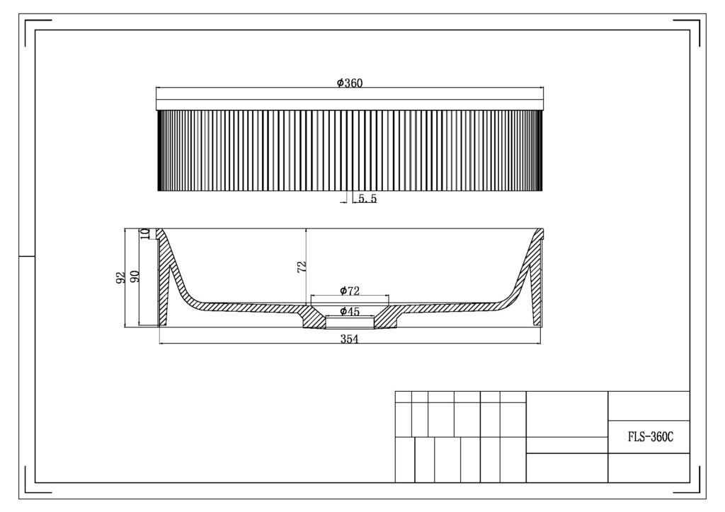 Sognare KOKO Gunmetal Fluted Countertop Basin - Image 3