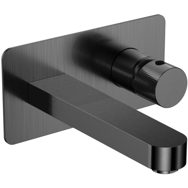 KOKO Gunmetal Wall Mounted Mixer Basin Tap