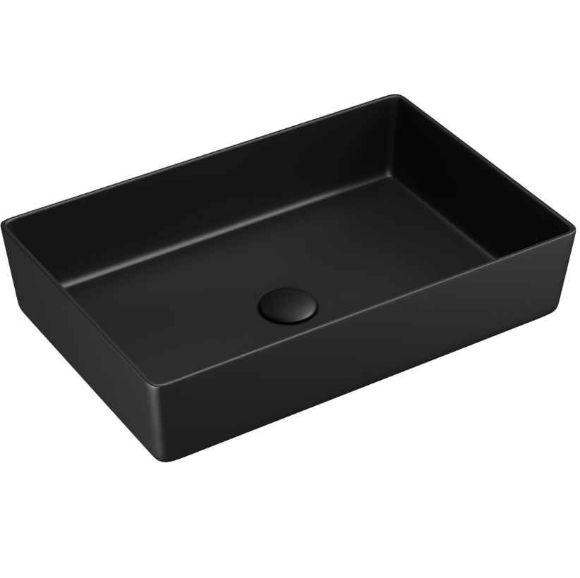 Core Metal Countertop Matt Black Basin