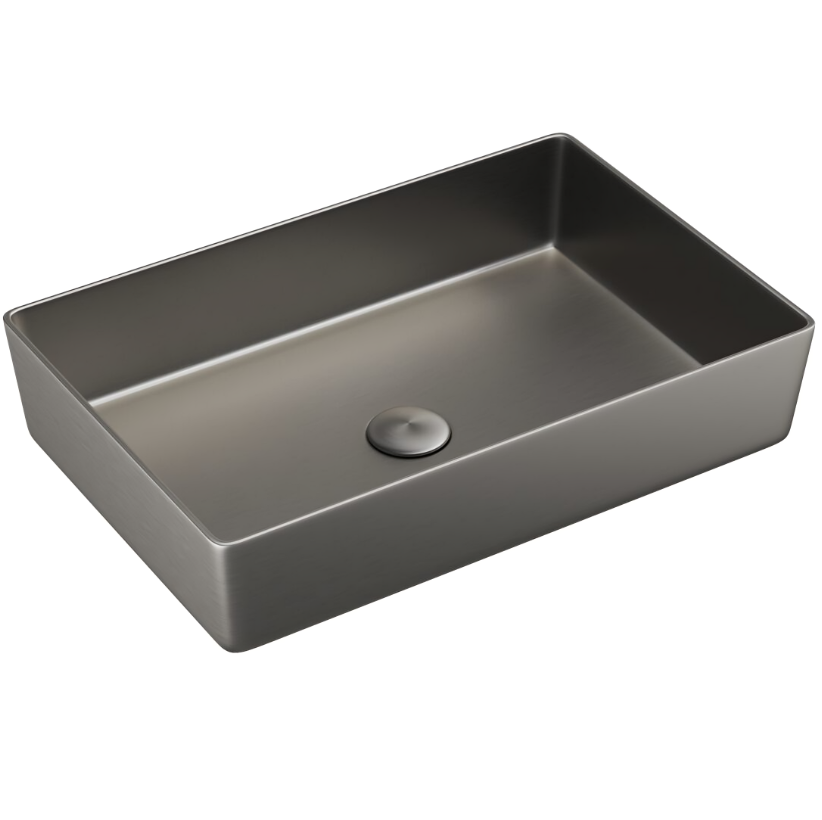 Sognare Core Metal Countertop Gunmetal Basin