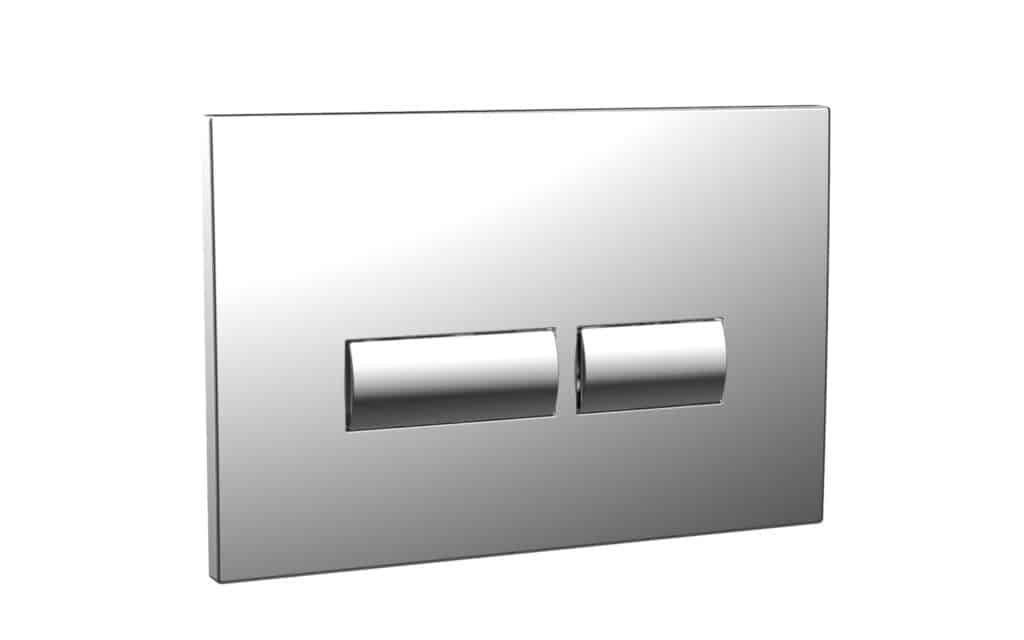 Sognare WC Toilet Wall Hung Frame & Cistern With Square Flush Plate - Image 8