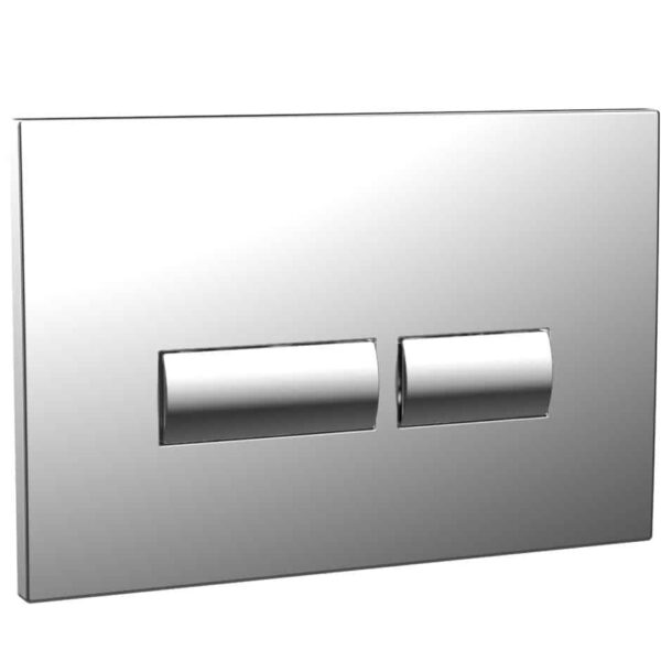 Sognare Square Chrome Dual Pneumatic Toilet Flush Button