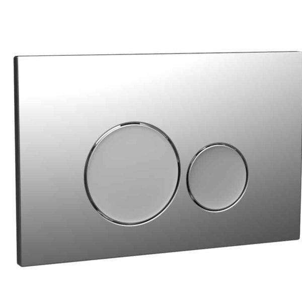Sognare Round Chrome Dual Pneumatic Toilet Flush Button