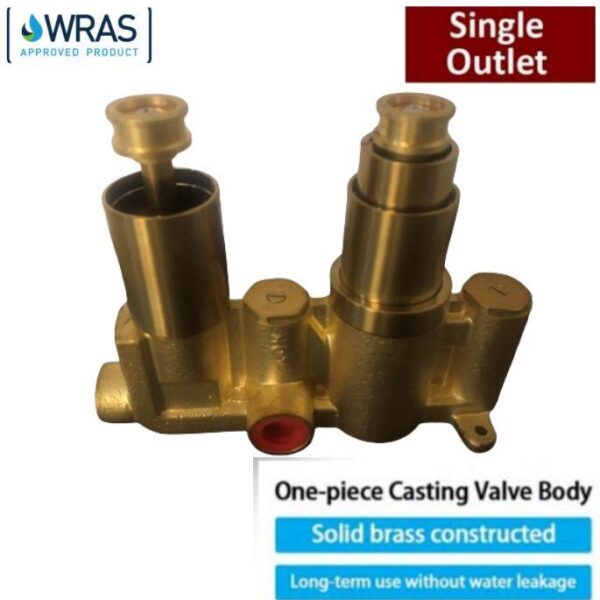 Ottone Brushed Brass Round Valve and Parking bracket Head Only - Image 5