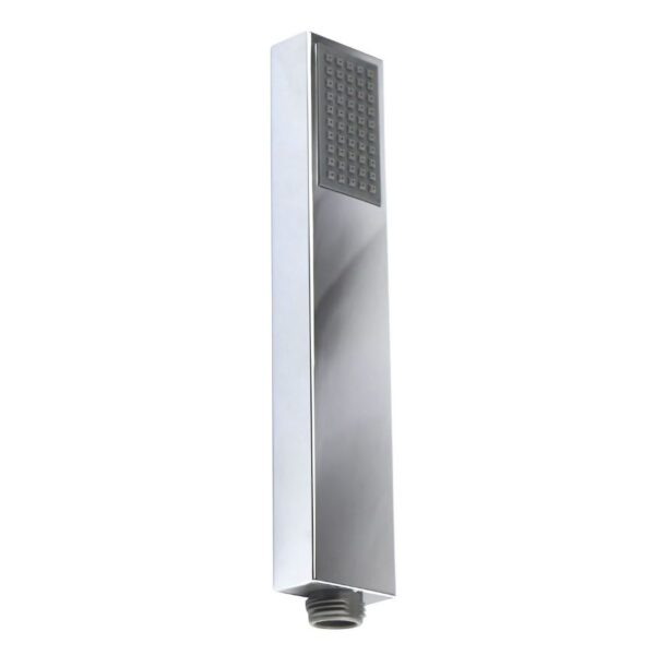 Square Chrome Single Mode Handset Shower Head Only