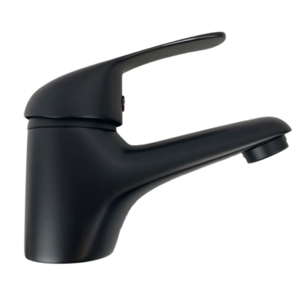 Mono Basin Mixer Tap Single Lever Handle - Matt Black
