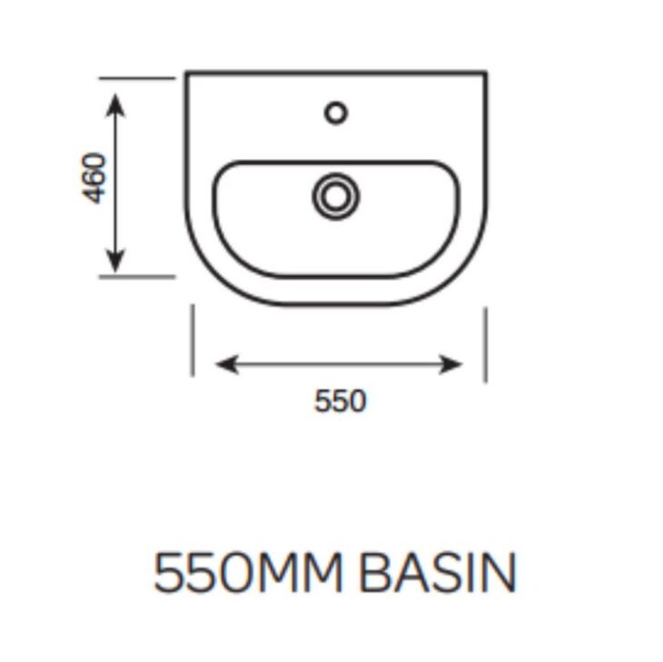 K-Vit Eklipse Square WC Toilet and Basin Bathroom Set - Image 5