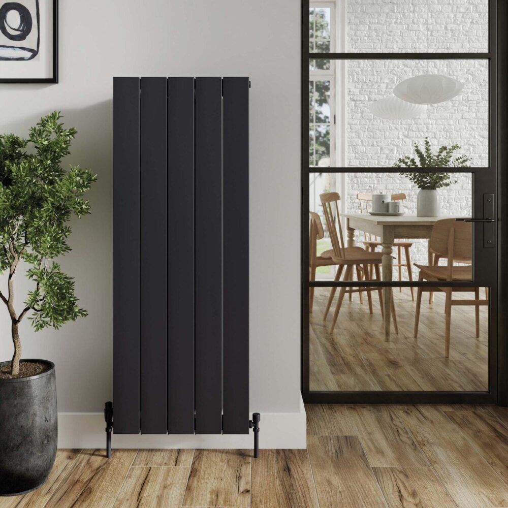Arton Anthracite Designer Radiator 1200 x 470mm - Image 2
