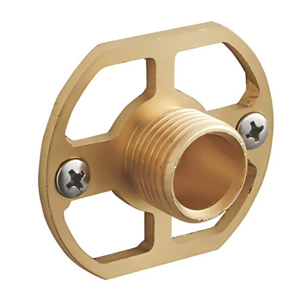 Highlife Bathrooms Brushed Brass Round Shower Fixing Brackets - Image 4