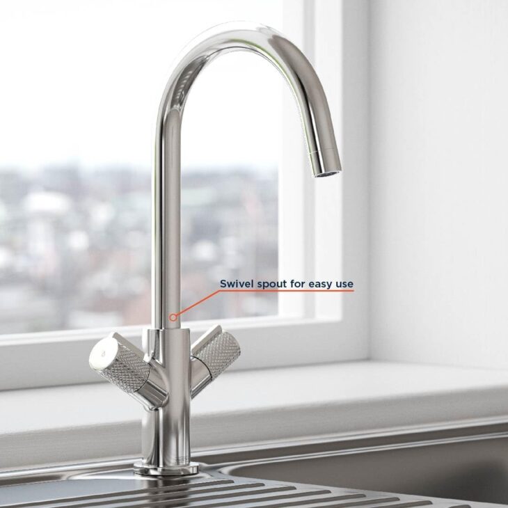 Bristan Fern Easyfit Kitchen Sink Mixer Chrome Tap - Image 6