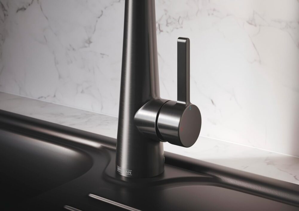 Bristan Pine Easyfit Kitchen Sink Mixer Gunmetal Tap - Image 4