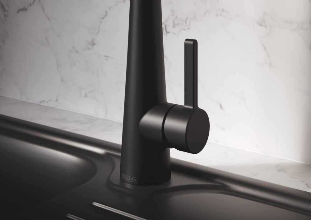 Bristan Pine Easyfit Kitchen Sink Mixer Matt Black Tap - Image 4