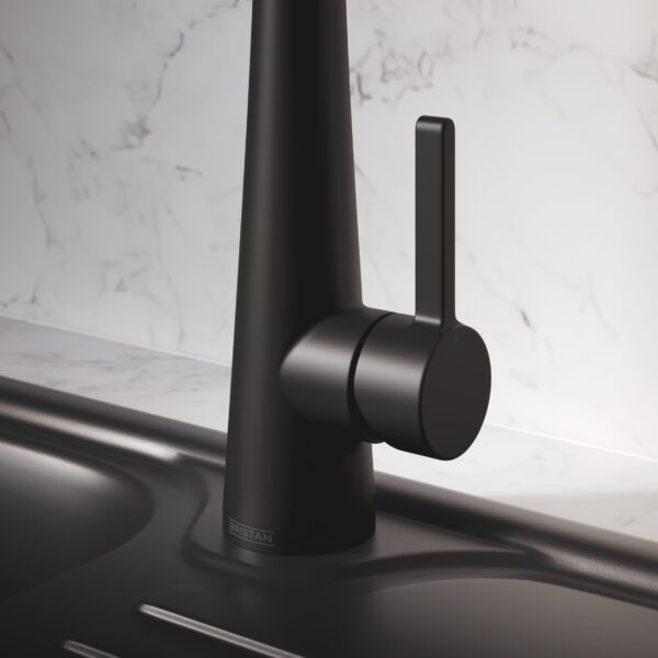 Bristan Pine Easyfit Kitchen Sink Mixer Matt Black Tap - Image 4