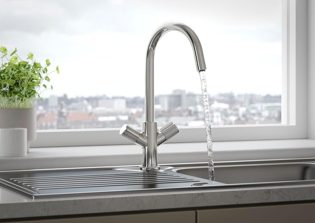 Bristan Fern Easyfit Kitchen Sink Mixer Chrome Tap - Image 2