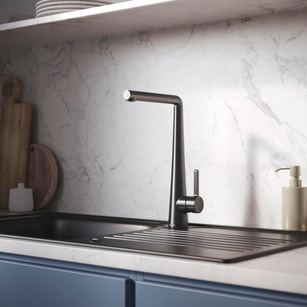 Bristan Pine Easyfit Kitchen Sink Mixer Gunmetal Tap - Image 3