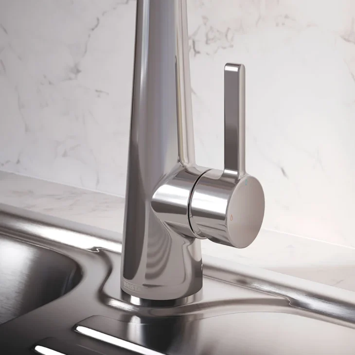 Bristan Pine Easyfit Kitchen Sink Mixer Chrome Tap - Image 3
