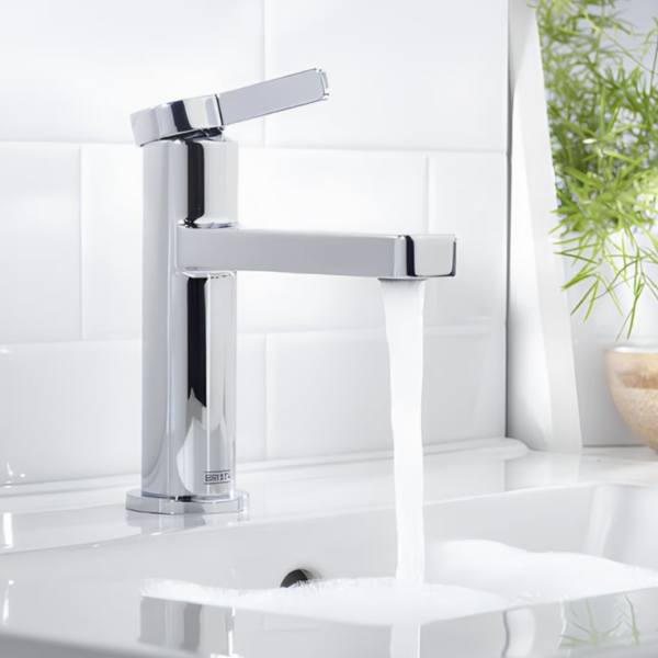 Bristan Elevar Basin Mixer Tap with Clicker Waste - Chrome - Image 2