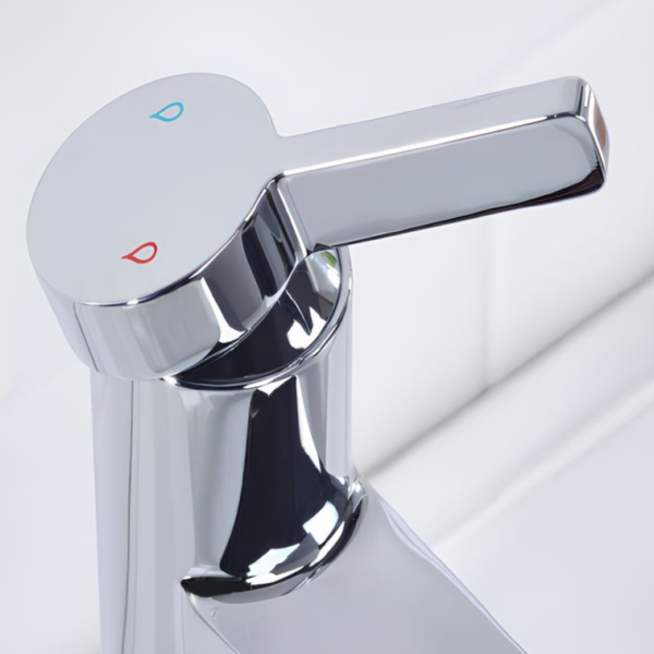 Bristan Elevar Basin Mixer Tap with Clicker Waste - Chrome - Image 3