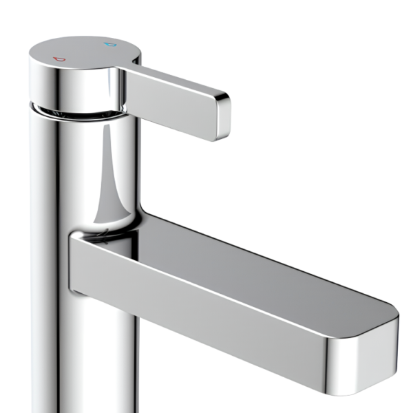 Bristan Elevar Basin Mixer Tap with Clicker Waste - Chrome - Image 4