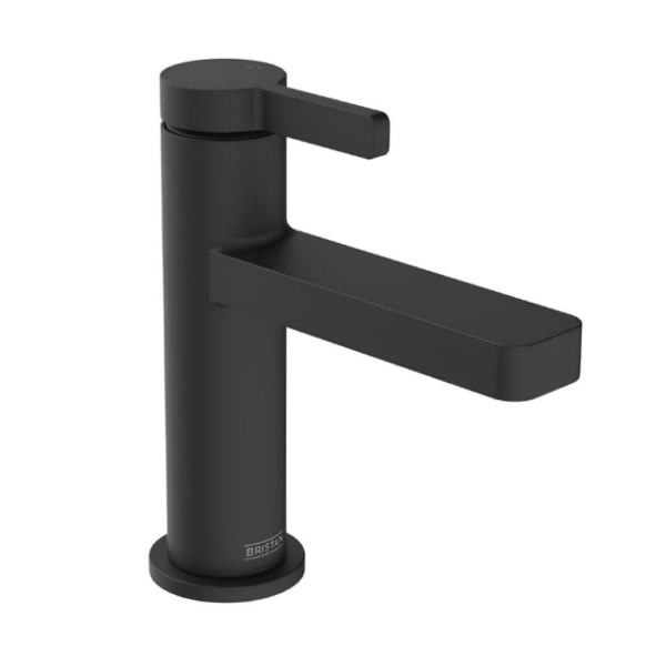 Bristan Elevar Basin Mixer Tap with Clicker Waste - Black