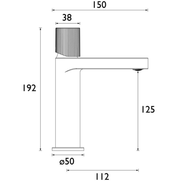 Bristan Liso Basin Mixer Tap with Clicker Waste - Chrome - Image 6